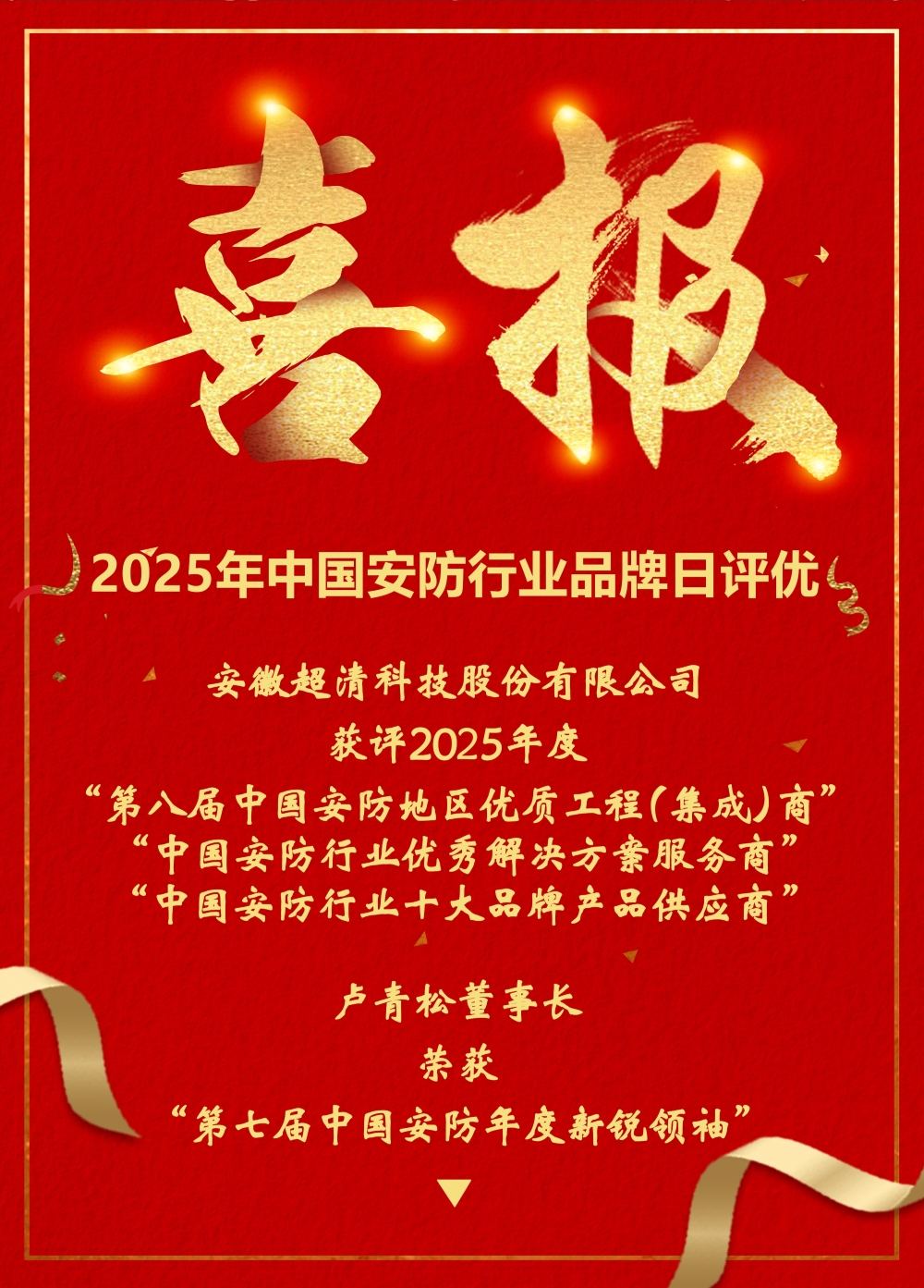 喜报丨全网担保网科技斩获2025中国安防行业品牌日评优三项大奖 技术创新驱动全域安全